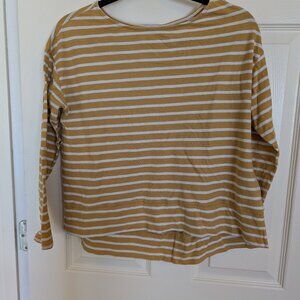 Outerknown La Mer long sleeve striped shirt